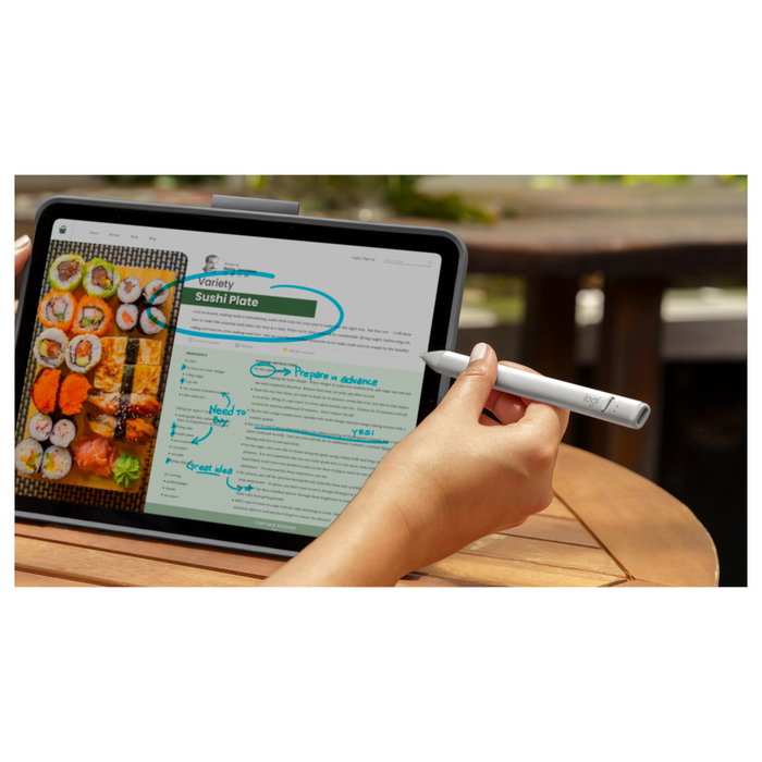 Logitech Crayon Lápiz Digital Plata USB-C para iPad Logitech Crayon Lápiz Digital Plata USB-C para iPad