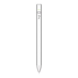 Logitech Crayon - Lápiz Digital con Tecnología Apple Pencil para iPad con USB-C, Plata, Conexión Inalámbrica