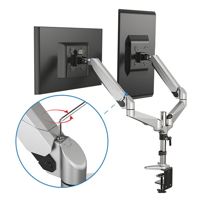 Digitus DA-90353 Soporte para 2 Monitores hasta 32" y 8kg por Pantalla Digitus DA-90353 Soporte para 2 Monitores hasta 32" y 8kg por Pantalla