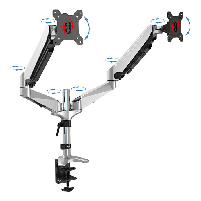 Digitus DA-90353 Soporte para 2 Monitores hasta 32" y 8kg por Pantalla Digitus DA-90353 Soporte para 2 Monitores hasta 32" y 8kg por Pantalla
