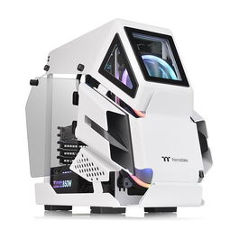 Thermaltake AH T200 Snow Micro Torre PC Blanco micro ATX Mini-ITX Vidrio Templado
