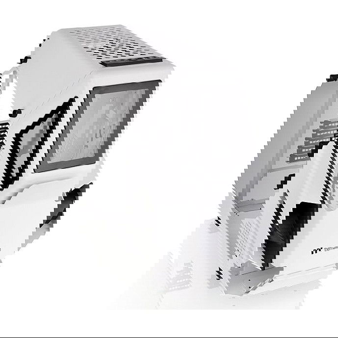 Thermaltake AH T200 Snow Micro Torre PC Blanco micro ATX Mini-ITX Vidrio Templado