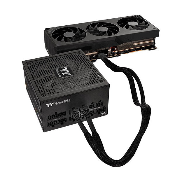 Thermaltake AC-063-CN1NAN-A1 Divisor de señal para cable coaxial Macho/Macho Negro, 600 mm