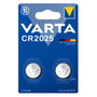 Varta CR2025 Micro pila de botón de litio 3 V, pack de 2 unidades