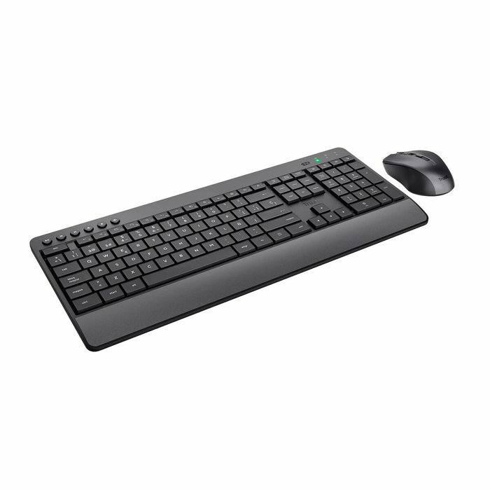 Trust Trezo Teclado y Ratón Inalámbrico Español Negro Trust Trezo Teclado y Ratón Inalámbrico Español Negro