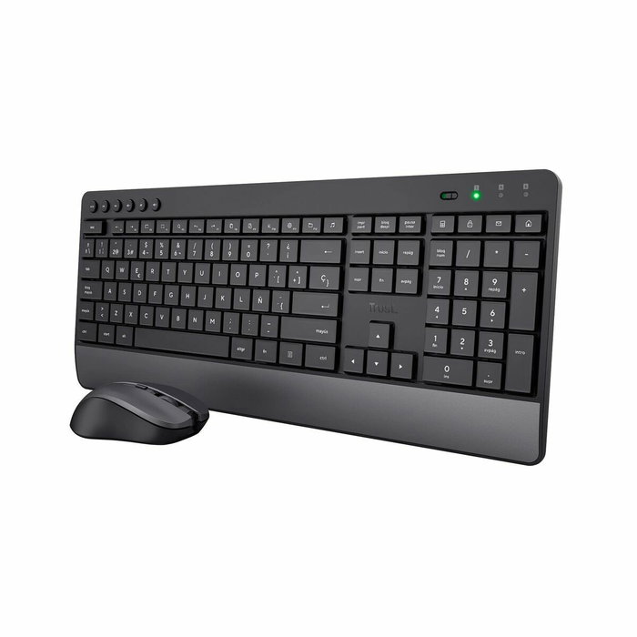 Trust Trezo Teclado y Ratón Inalámbrico Español Negro Trust Trezo Teclado y Ratón Inalámbrico Español Negro