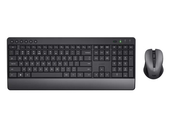 Trust Trezo Teclado y Ratón Inalámbrico Español Negro Trust Trezo Teclado y Ratón Inalámbrico Español Negro