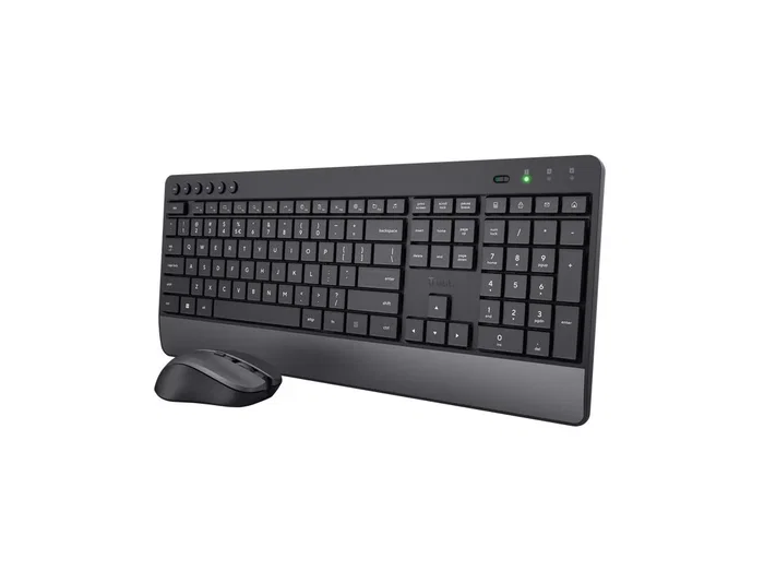 Trust Trezo Teclado y Ratón Inalámbrico Español Negro Trust Trezo Teclado y Ratón Inalámbrico Español Negro