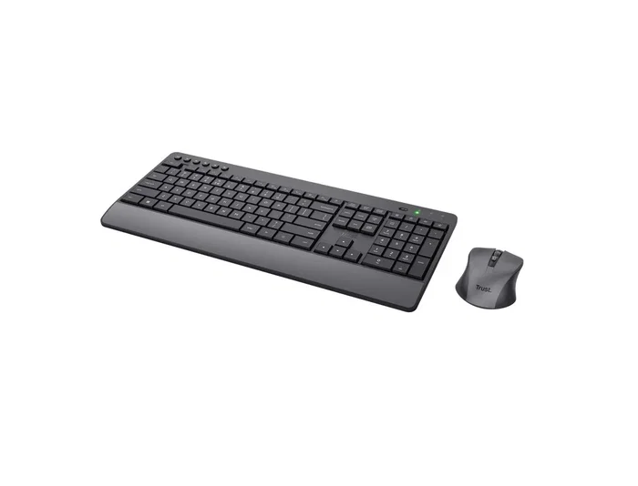 Trust Trezo Teclado y Ratón Inalámbrico Español Negro Trust Trezo Teclado y Ratón Inalámbrico Español Negro