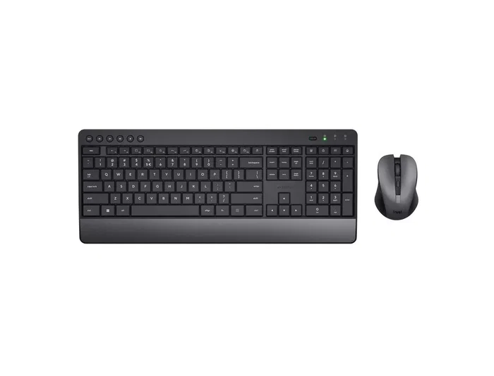 Trust Trezo Teclado y Ratón Inalámbrico Español Negro Trust Trezo Teclado y Ratón Inalámbrico Español Negro