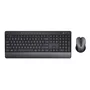 Trust Trezo Pack Teclado y Ratón Inalámbrico RF, Silencioso, Negro, Español QWERTY 100%, Universal, Con Pilas Duracell Incluidas, 436 x 182 x 44 mm, 752 g