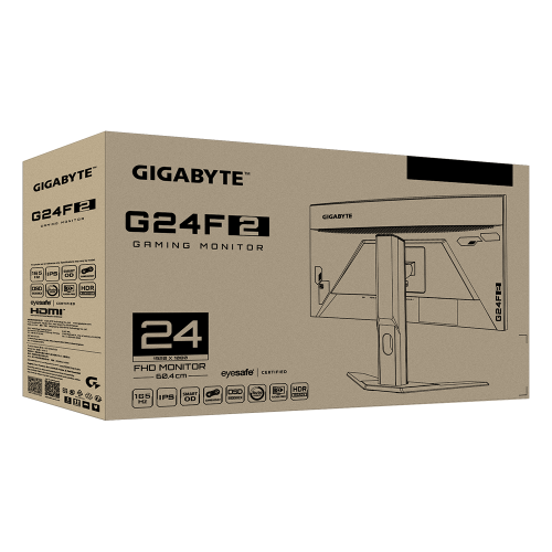 Gigabyte G24F 2 60,5 cm (23.8") 1920 x 1080 Pixeles Full HD LCD Negro