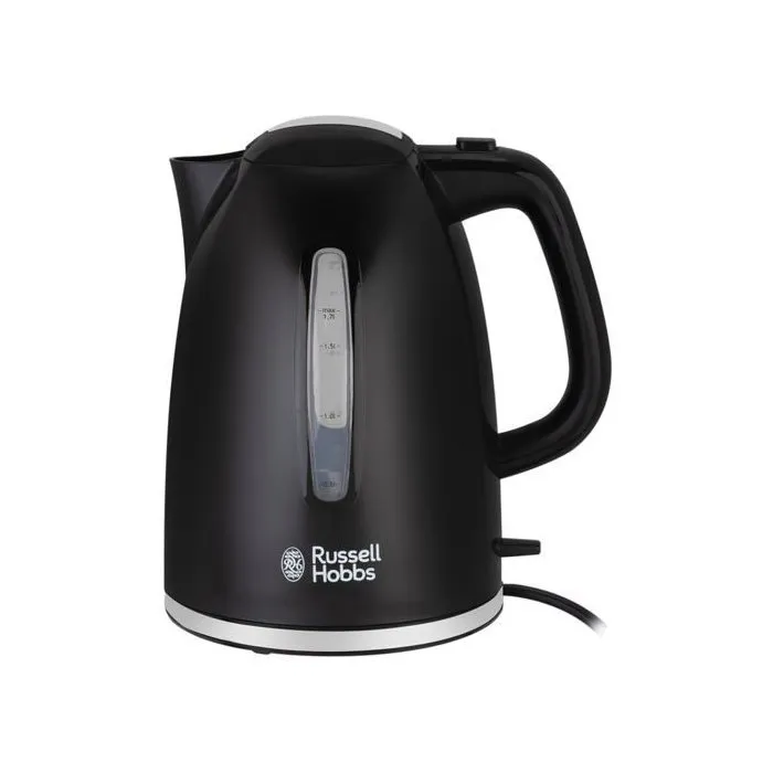 Russell Hobbs Textures Plus+ Hervidor Eléctrico 1,7L Negro