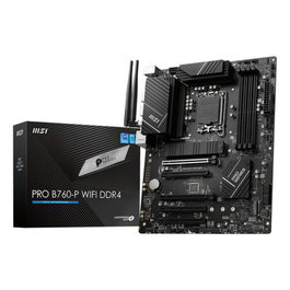 MSI PRO B760-P WiFi DDR4 (911-7D98-015) - Placa Base ATX Intel B760 Socket LGA 1700, 4xDIMM, WiFi 6E, Bluetooth