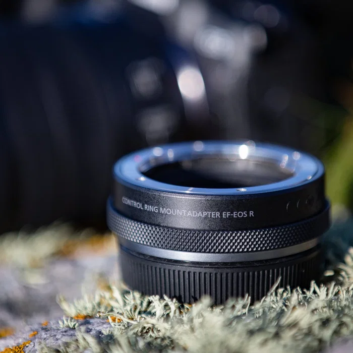 Canon 2972C005 Adaptador de Montura EF/EF-S a RF con Anillo de Control para Cámaras Canon EOS R (24 mm, Negro, 130 g)