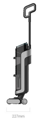 EZVIZ CS-RH1-MBK2 Aspiradora 3 en 1 con Motor de 45.000 RPM de Velocidad, Barre, Friega y Aspira para Suelos Duros