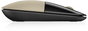HP Z3700 Ratón Inalámbrico Láser Color Dorado 1200 DPI