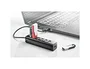 NGS IHUB7 TINY Hub USB 2.0 de 7 puertos con adaptador de corriente, Negro