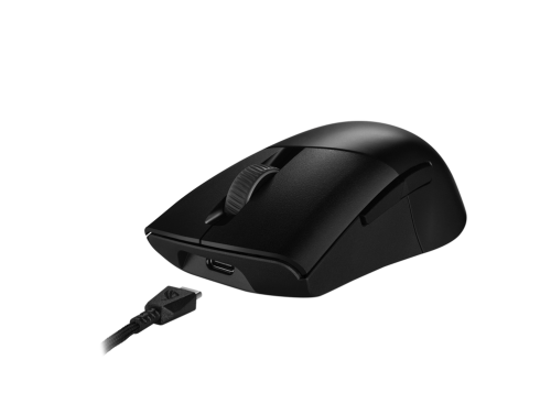Asus ROG Keris Wireless AimPoint 90MP02V0-BMUA00 Ratón Gaming Mano Derecha RF Wireless + Bluetooth + USB Type-C Óptico 36000 DPI Negro Asus ROG Keris Wireless AimPoint 90MP02V0-BMUA00 Ratón Gaming Mano Derecha RF Wireless + Bluetooth + USB Type-C Óptico 36000 DPI Negro