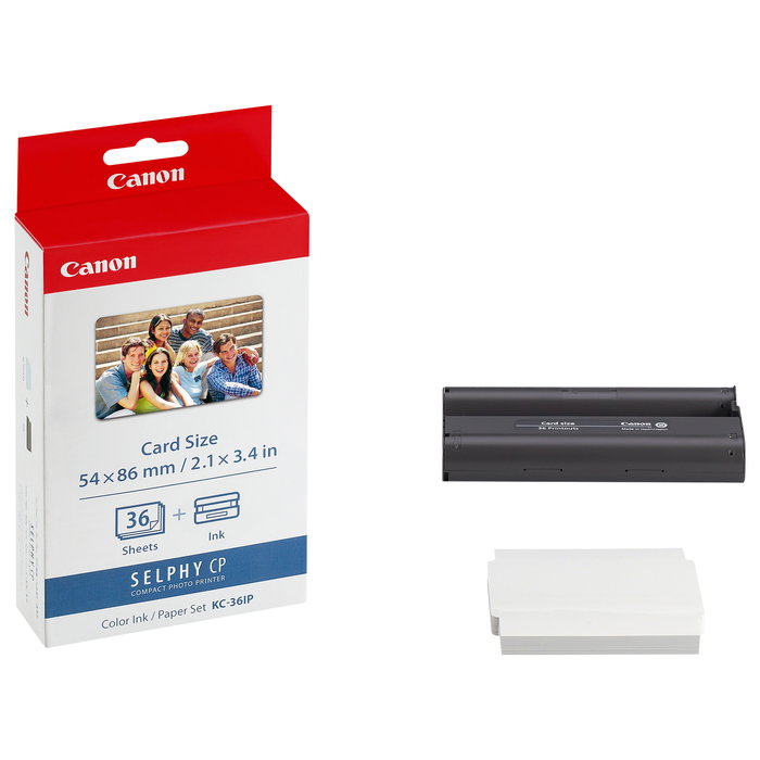 Canon KC-36IP Kit de impresión con cartucho y 36 hojas de papel Canon KC-36IP Kit de impresión con cartucho y 36 hojas de papel