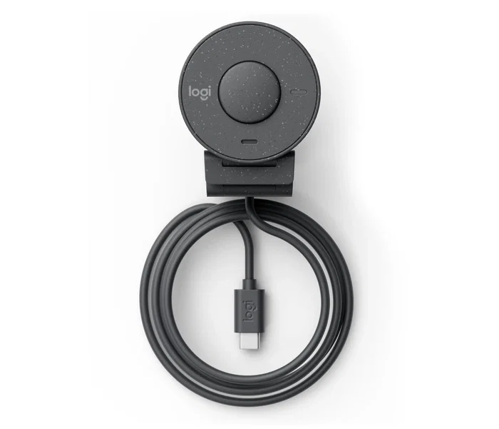 Logitech Brio 300 Full HD Webcam, Grafito, USB-C