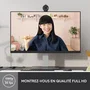 Logitech Brio 300 Full HD Webcam, Grafito, USB-C