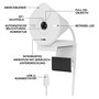 Logitech Brio 300 Webcam Full HD USB-C Blanco Crudo