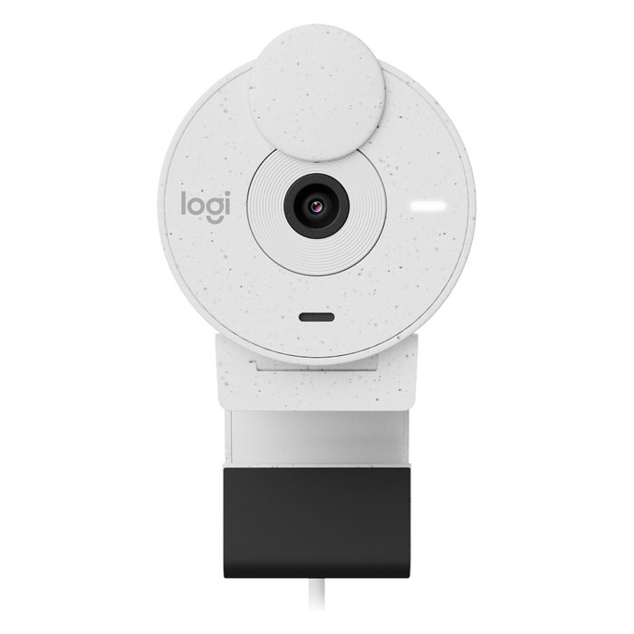 Logitech Brio 300 Webcam Full HD USB-C Blanco Crudo