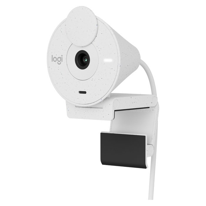 Logitech Brio 300 Webcam Full HD USB-C Blanco Crudo