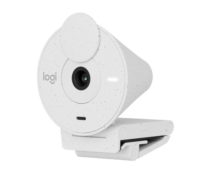 Logitech Brio 300 Webcam Full HD USB-C Blanco Crudo