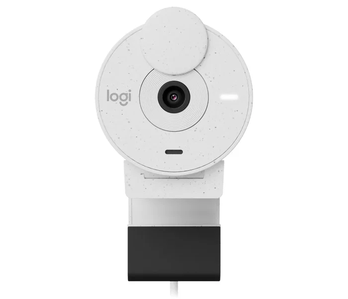 Logitech Brio 300 Webcam Full HD USB-C Blanco Crudo