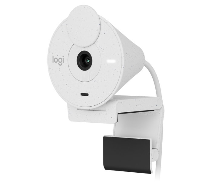 Logitech Brio 300 Webcam Full HD USB-C Blanco Crudo