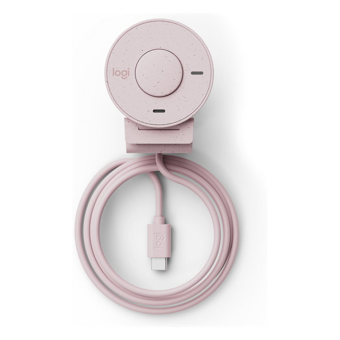 Logitech Brio 300 Cámara Web Full HD Rosa