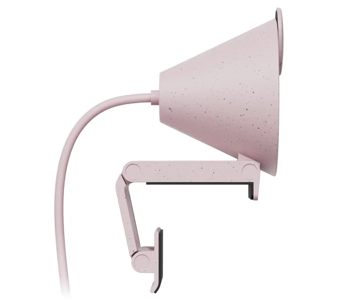 Logitech Brio 300 Webcam 960-001448 - Cámara Web 1080p Full HD, 2MP, 30fps, USB-C, con Obturador de Privacidad, Rosa - Certificada para Zoom, Teams, Google Meet