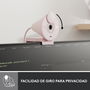 Logitech Brio 300 Webcam Full HD 1080p Rosado con USB-C y Tapa de Privacidad