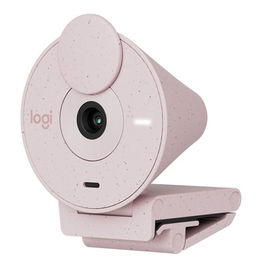 Logitech Brio 300 Webcam Full HD 1080p Rosado con USB-C y Tapa de Privacidad