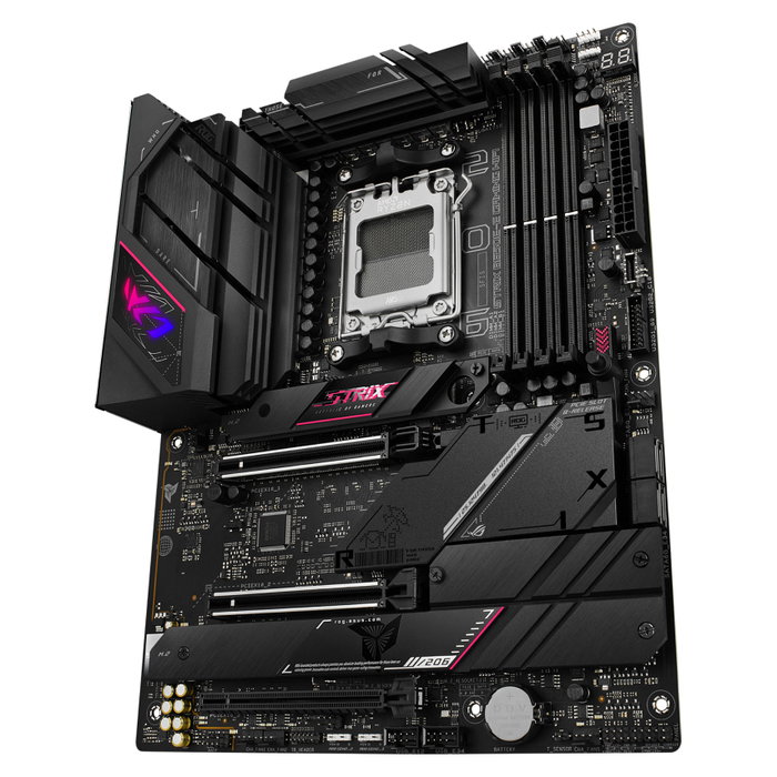 ASUS ROG STRIX B650E-E GAMING WiFi Placa Base ATX AMD AM5 Ryzen 7000 DDR5 128GB M.2 PCIe 5.0 Wi-Fi 6E 2.5GbE USB 3.2 Gen 2 ASUS ROG STRIX B650E-E GAMING WiFi Placa Base ATX AMD AM5 Ryzen 7000 DDR5 128GB M.2 PCIe 5.0 Wi-Fi 6E 2.5GbE USB 3.2 Gen 2
