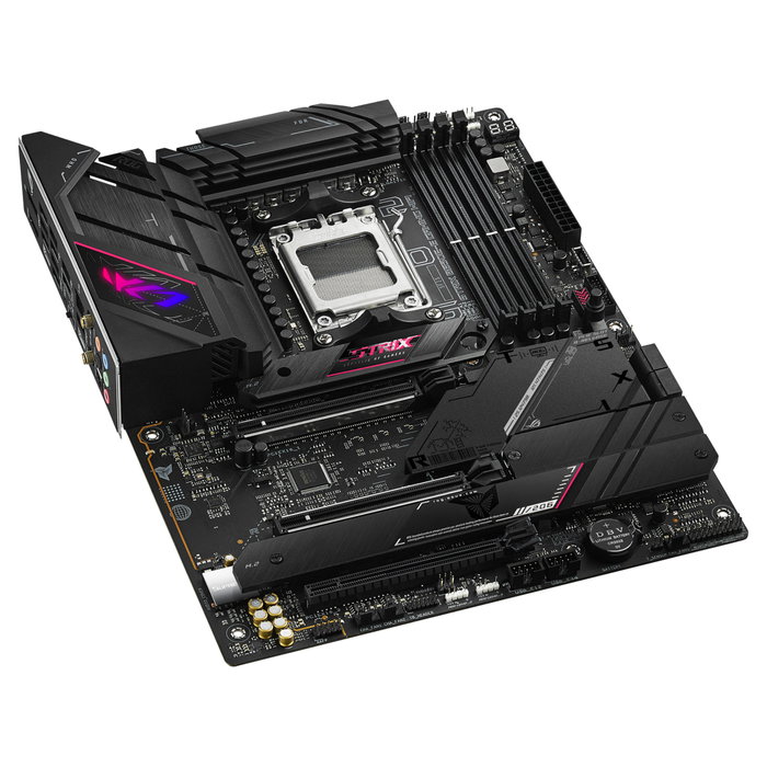 ASUS ROG STRIX B650E-E GAMING WiFi Placa Base ATX AMD AM5 Ryzen 7000 DDR5 128GB M.2 PCIe 5.0 Wi-Fi 6E 2.5GbE USB 3.2 Gen 2 ASUS ROG STRIX B650E-E GAMING WiFi Placa Base ATX AMD AM5 Ryzen 7000 DDR5 128GB M.2 PCIe 5.0 Wi-Fi 6E 2.5GbE USB 3.2 Gen 2