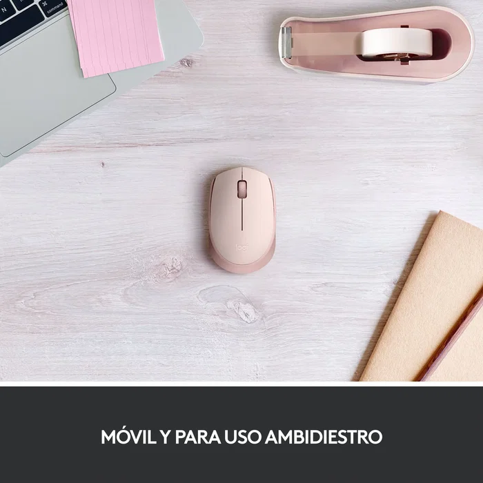 Logitech M171 Ratón Inalámbrico Rosa