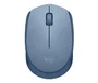 Logitech M171 Ratón Inalámbrico RF Óptico Ambidiestro para Oficina, 12 Meses Batería, Plug and Play, 10 m Alcance, Color Gris Azulado - 910-006866
