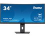 iiyama ProLite XCB3494WQSN-B5 Monitor Gaming Curvo 34" (86,4 cm) UltraWide Quad HD 3440x1440, 1500R, VA, 120Hz, 0.4ms, FreeSync, Altavoces, USB-C 65W, Negro