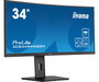iiyama ProLite XCB3494WQSN-B5 Monitor Gaming Curvo 34" (86,4 cm) UltraWide Quad HD 3440x1440, 1500R, VA, 120Hz, 0.4ms, FreeSync, Altavoces, USB-C 65W, Negro