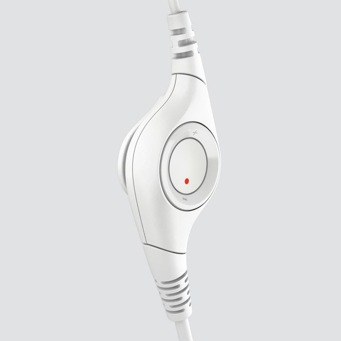 Logitech Auriculares H390 USB con microfono alámbrico para PC y Laptop, color blanco