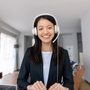 Logitech Auriculares H390 USB con microfono alámbrico para PC y Laptop, color blanco
