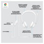 Logitech H390 Auriculares USB-A con Micrófono, Blanco