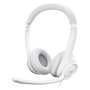 Logitech H390 Auriculares USB-A con Micrófono, Blanco