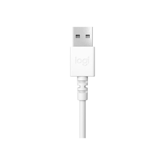 Logitech H390 Auriculares con Micrófono USB-A Blanco