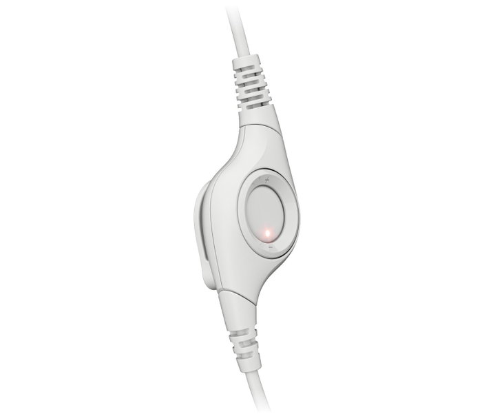 Logitech H390 Auriculares USB-A con Micrófono, Blanco