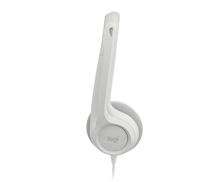 Logitech H390 Auriculares USB-A con Micrófono, Blanco