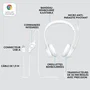 Logitech H390 Auriculares con Micrófono USB-A Blanco